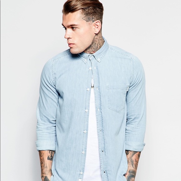 Carhartt Other - Carhartt WIP Civil Shirt Blue Bleached